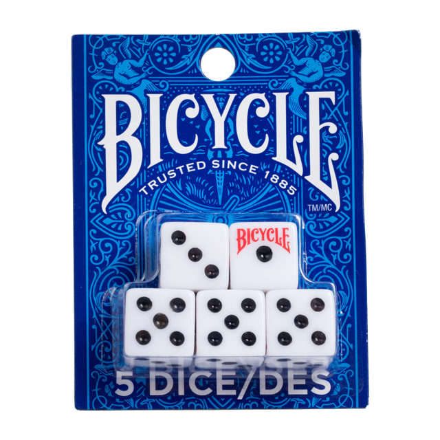 Bicycle Regulation Size Dice Set, 5 count-073854001066-LR-199785-1-LR eShop