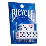 Bicycle Regulation Size Dice Set, 5 count-073854001066-LR-199785-2-LR eShop
