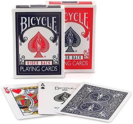 Bicycle Rider Back Standard Playing Cards - Assorted Colors-073854008072-LR-204752-4-LR eShop