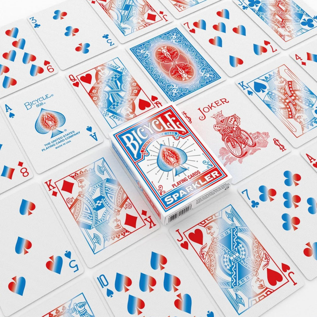 Bicycle Sparkler Playing Cards – Bold Patriotic Collectible Card Set-073854100448-LR-362607-3-LR eShop