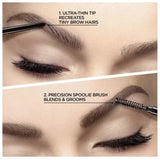 L'Oreal Paris Brow Stylist Definer Waterproof Eyebrow Mechanical Pencil, Soft Black, 0.003 oz.