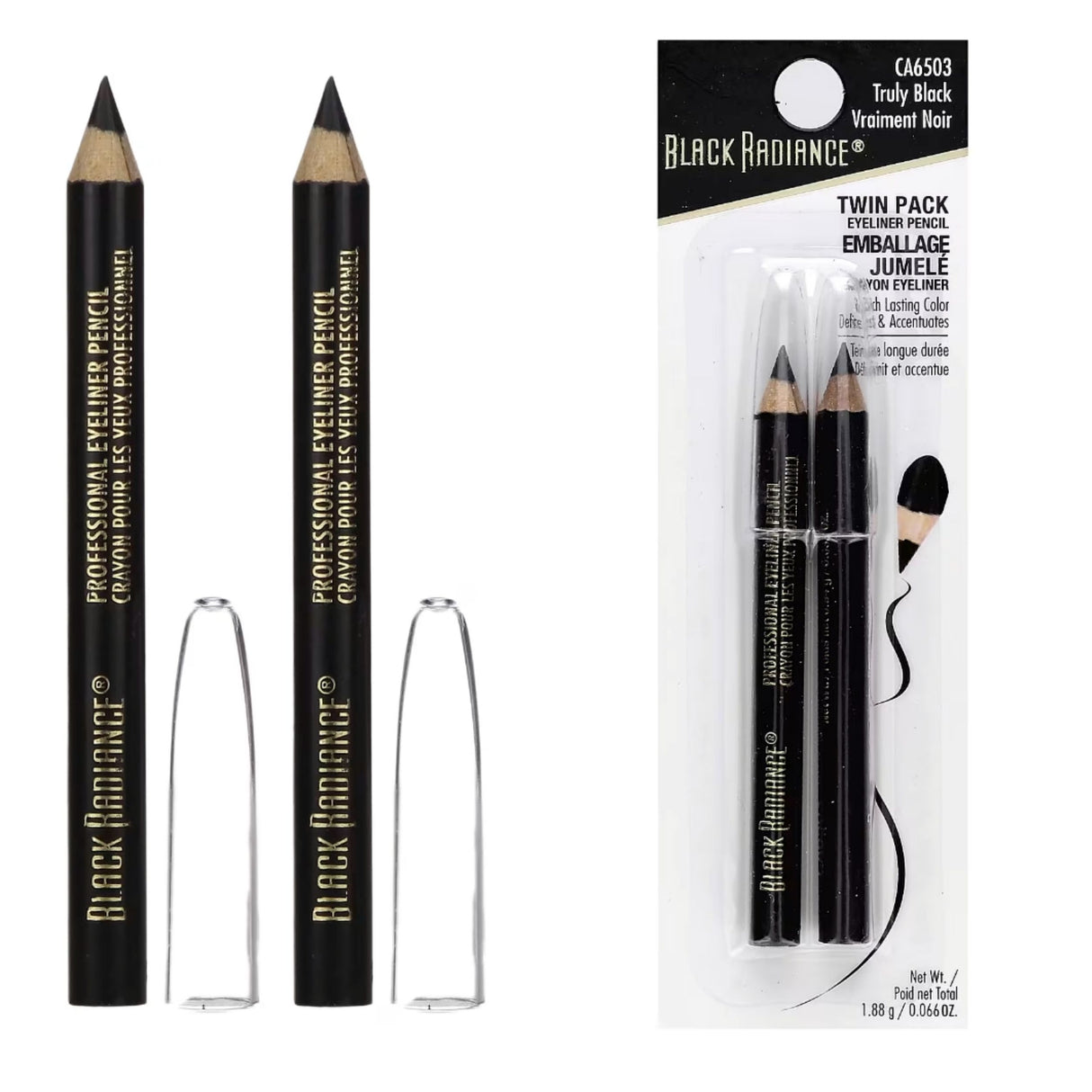 Black Radiance Twin Pack Eyeliner Pencil - Truly Black-077802983787-LR-165132-1-LR eShop