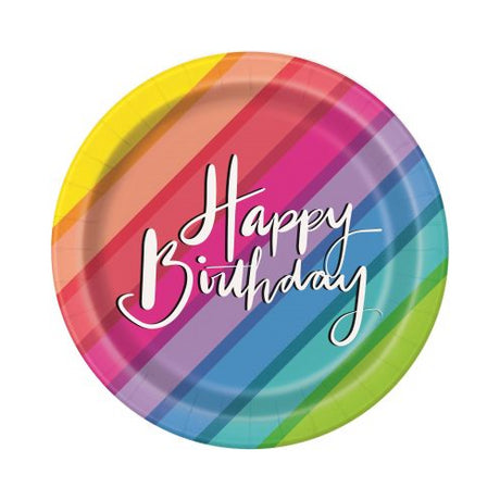 BLN & RNBW BDAY 7" PLATE 8CT-011179731244-LR-333428-1-LR eShop