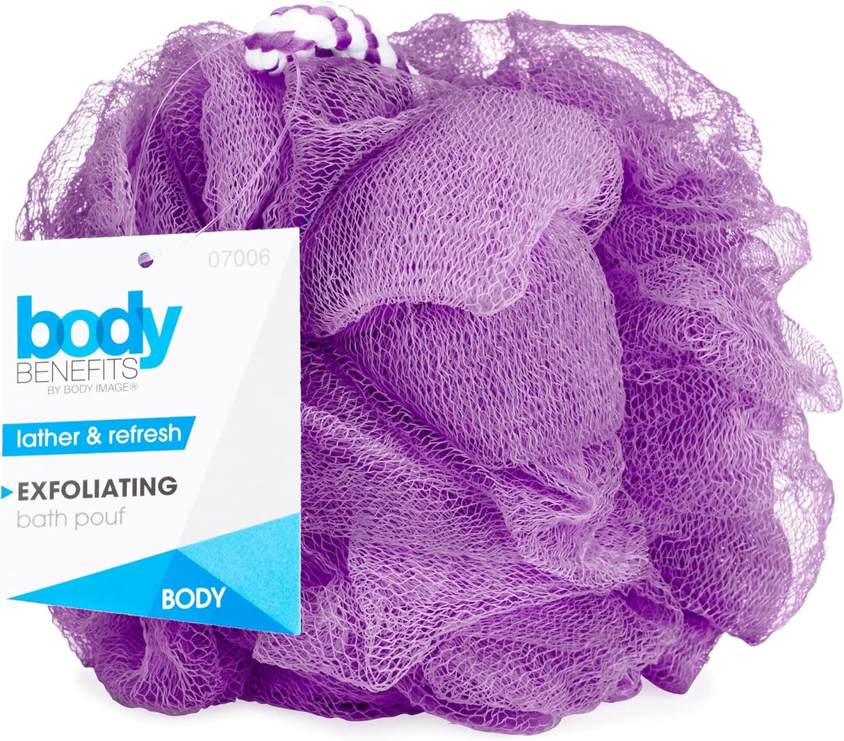 Body Benefits Lather & Refresh Exfoliating Bath Pouf - Assorted-079625070064-LR-186794-5-LR eShop