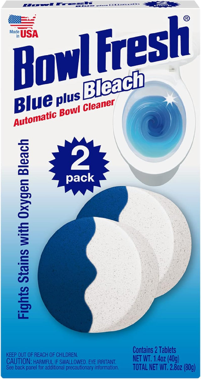 Bowl Fresh Blue plus Bleach Automatic Toilet Bowl Cleaner Tablets, 2 count-070922052586-LR-350435-1-LR eShop