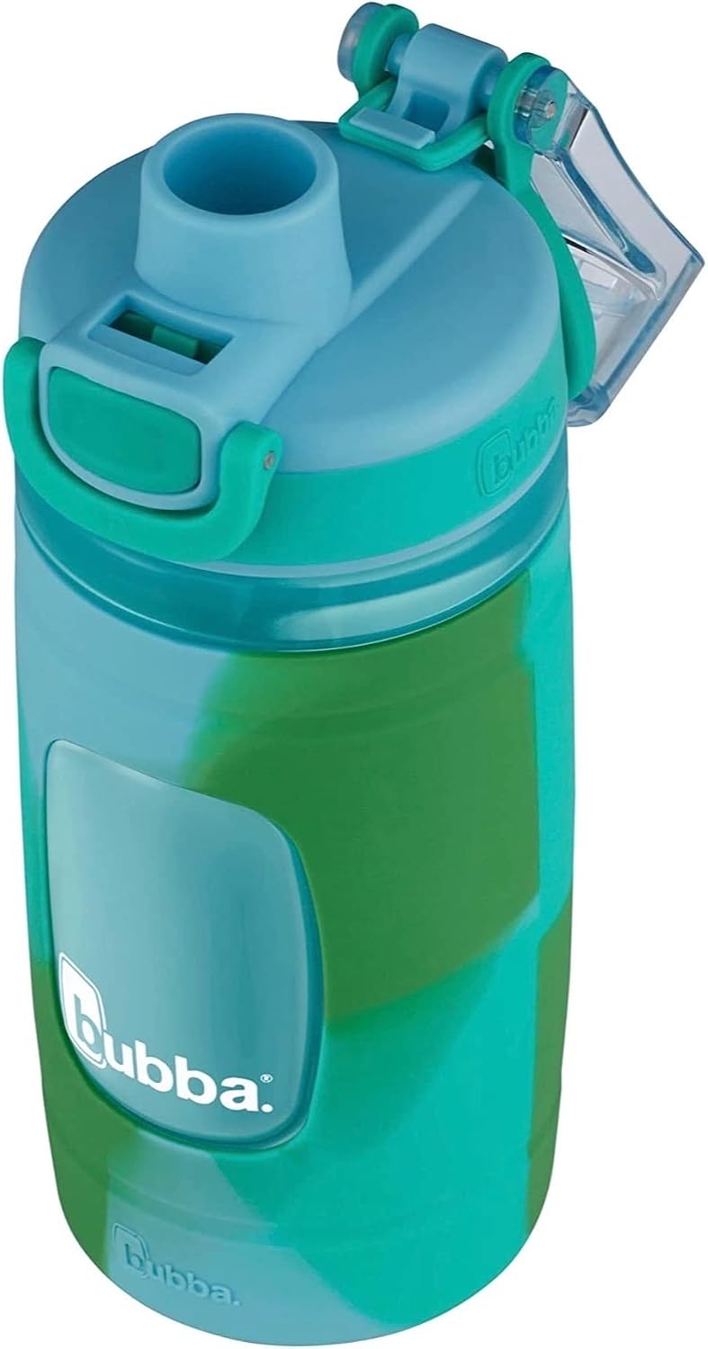 Bubba Flo Kids Water Bottle with Silicone Sleeve, Rock Candy and Kiwi, 16 oz16oz-607869271444-LR-356155-4-LR eShop