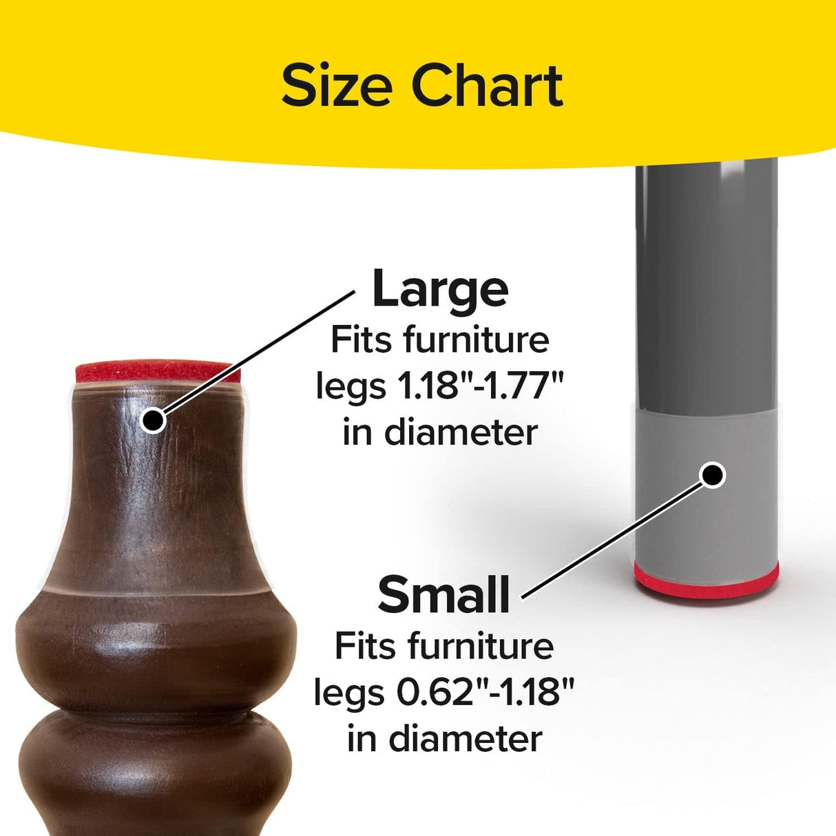 BulbHead Ruby Sliders Furniture Gliders, 8 count-097298053627-LR-345673-3-LR eShop