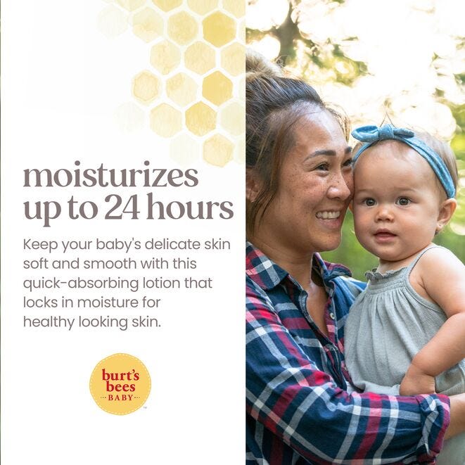 Burt's Bees Baby Nourishing Lotion - Original, 6 oz-792850010109-LR-266471-9-LR eShop