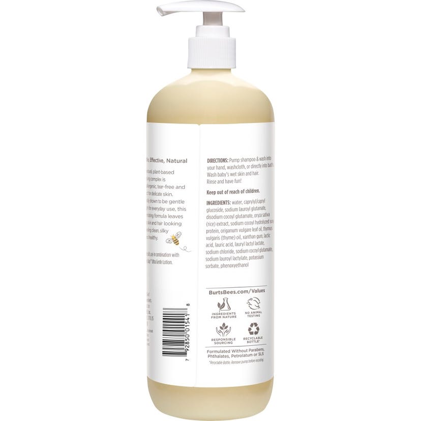 Burt's Bees Baby Shampoo & Wash - Calming, 21 oz-792850017788-LR-292290-8-LR eShop