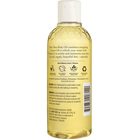 Burt's Bees Body Oil - Lemon & Vitamin E, 5 oz-792850907140-LR-344648-2-LR eShop