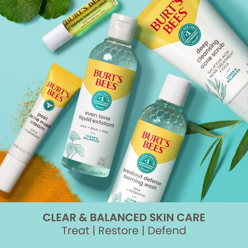 Burt's Bees Clear & Balanced Deep Cleansing Acne Scrub with Salicylic Acid, 4 oz-792850001794-LR-251003-10-LR eShop
