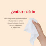 Burt's Bees Facial Cleansing Makeup Removing Towelettes - Rose, 2 count-792850662940-LR-362277-6-LR eShop