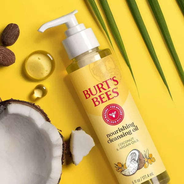 Burt's Bees Facial Cleansing Oil with Coconut & Argan Oil, 6 oz-792850894099-LR-291302-7-LR eShop