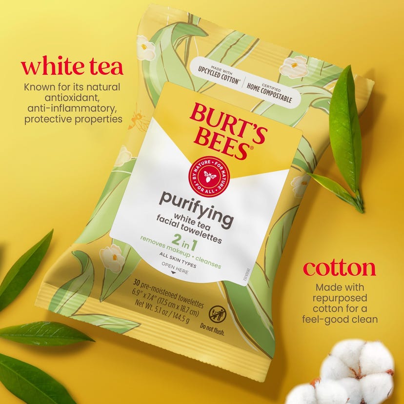 Burt's Bees Facial Cleansing Towelettes with White Tea Extract, 30 count-792850014442-LR-251012-3-LR eShop