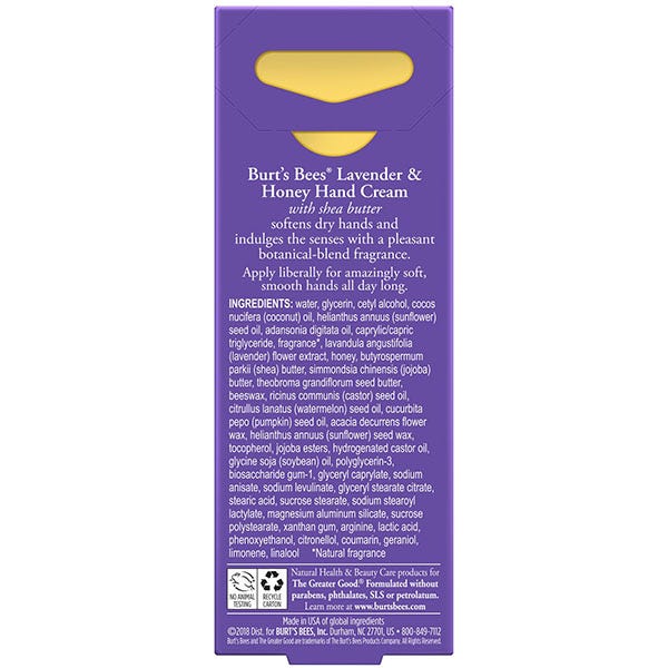 Burt's Bees Lavender & Honey Hand Cream, 1 oz-792850903753-LR-344658-6-LR eShop