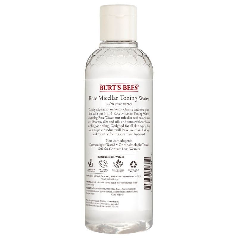 Burt's Bees Micellar Toning Water With Rose Water, 8 oz-792850908345-LR-344651-2-LR eShop