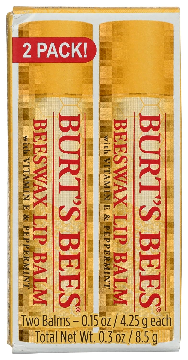 Burt's Bees Moisturizing Lip Balm - Beeswax, 2 count-792850155008-LR-344663-1-LR eShop
