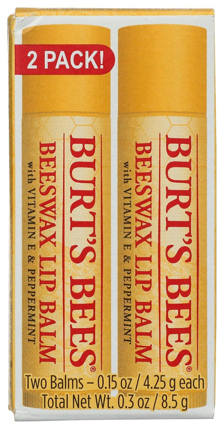 Burt's Bees Moisturizing Lip Balm - Beeswax, 2 count-792850155008-LR-344663-1-LR eShop