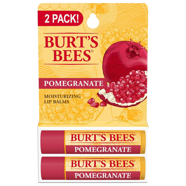 Burt's Bees Moisturizing Lip Balm - Pomegranate, 2 count, Carded-792850215993-LR-293023-1-LR eShop