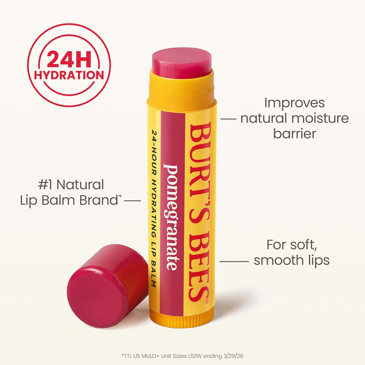 Burt's Bees Moisturizing Lip Balm - Pomegranate, 2 count, Carded-792850215993-LR-293023-4-LR eShop