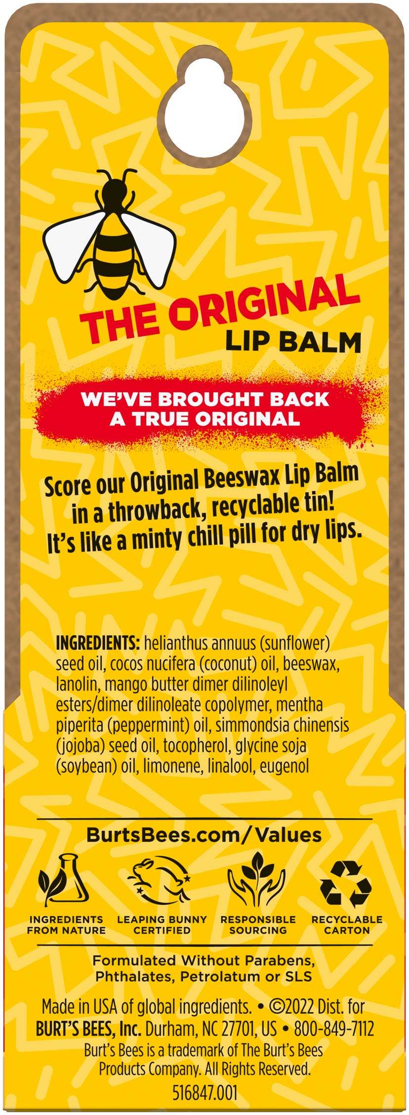 Burt's Bees Moisturizing Lip Balm Tin - Beeswax-792850651531-LR-346472-5-LR eShop