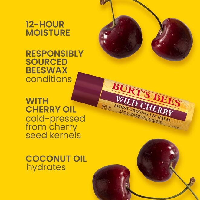 Burt's Bees Moisturizing Lip Balm - Wild Cherry-792850026735-LR-278117-4-LR eShop