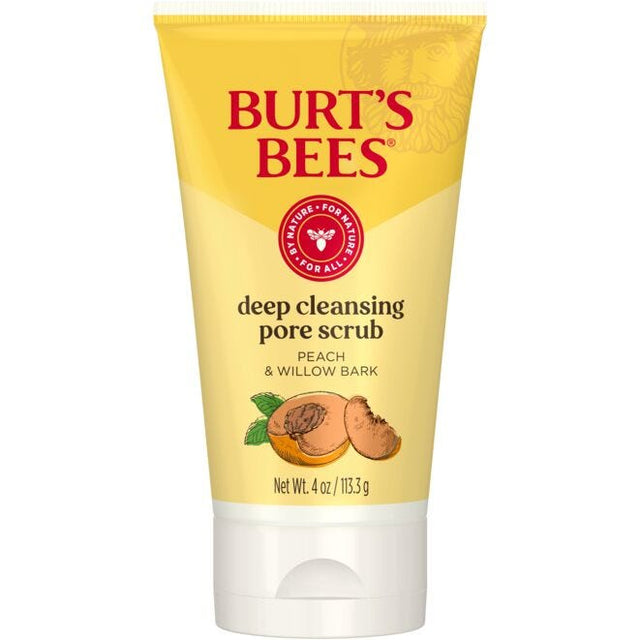 Burt's Bees Peach & Willow Bark Deep Pore Scrub, 4 oz-792850891999-LR-202448-1-LR eShop