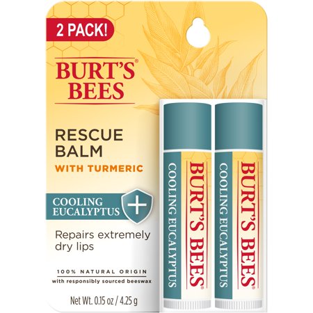 Burt's Bees Rescue Lip Balm - Cooling Eucalyptus, 2 count-792850911857-LR-351213-1-LR eShop