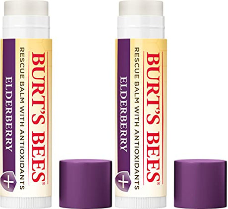 Burt's Bees Rescue Lip Balm - Elderberry, 2 count-792850649811-LR-351214-2-LR eShop
