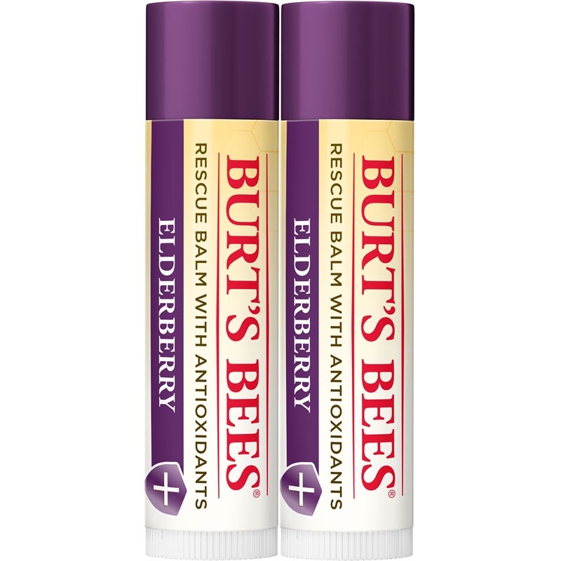 Burt's Bees Rescue Lip Balm - Elderberry, 2 count-792850649811-LR-351214-3-LR eShop