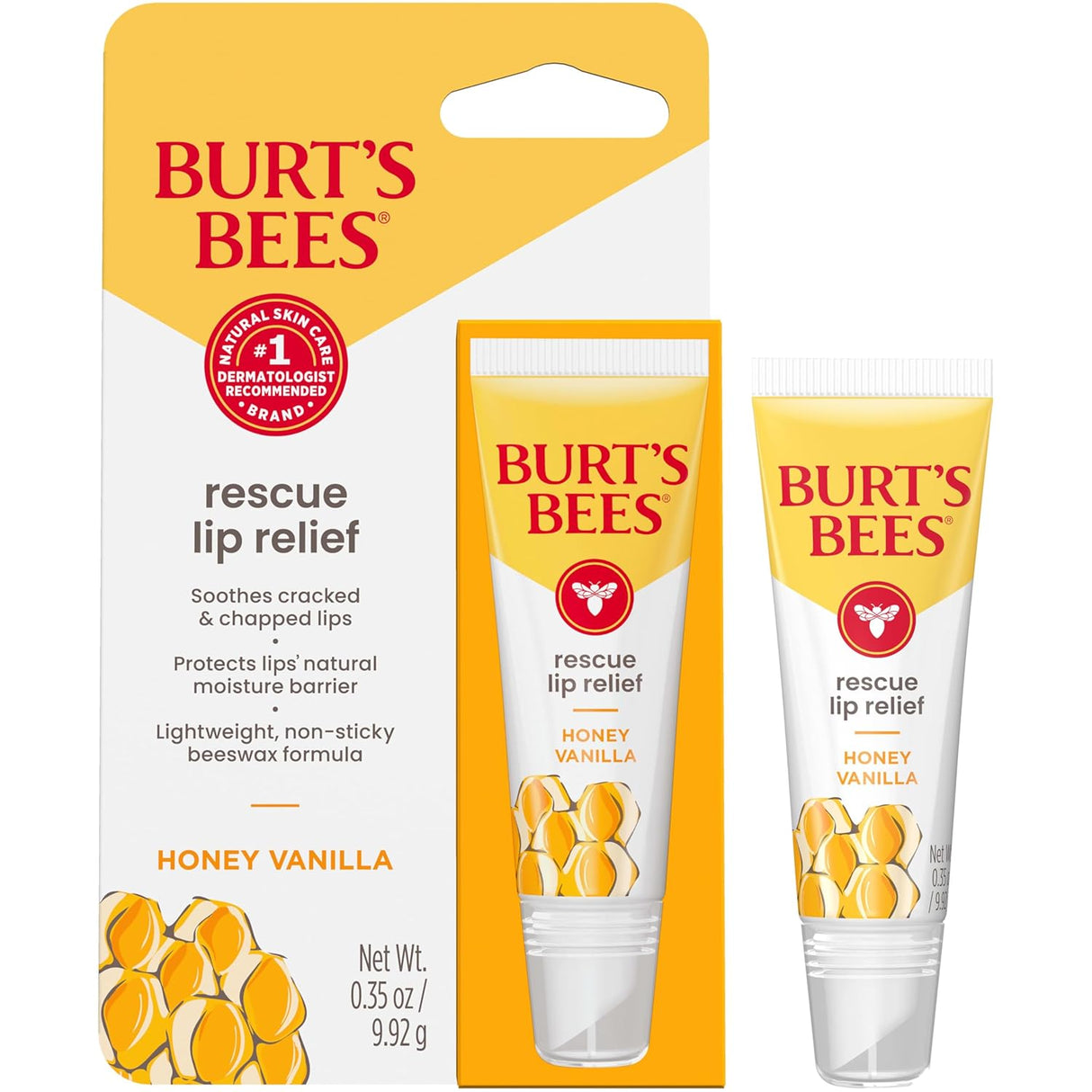 Burt's Bees Rescue Lip Relief - Honey Vanilla-792850662278-LR-362276-11-LR eShop