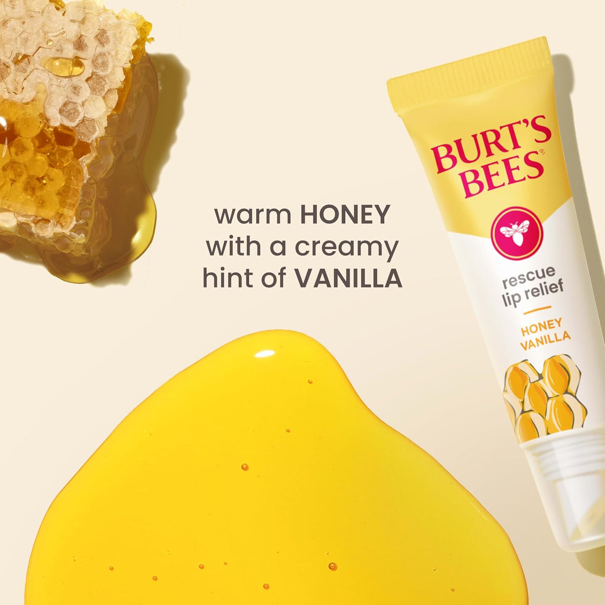 Burt's Bees Rescue Lip Relief - Honey Vanilla-792850662278-LR-362276-7-LR eShop