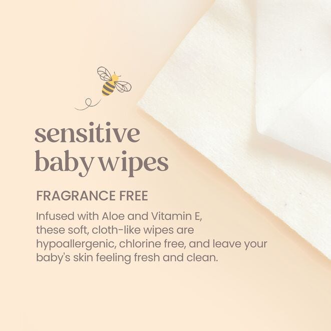 Burt's Bees Sensitive Baby Wipes, 72 count-792850004153-LR-271239-3-LR eShop