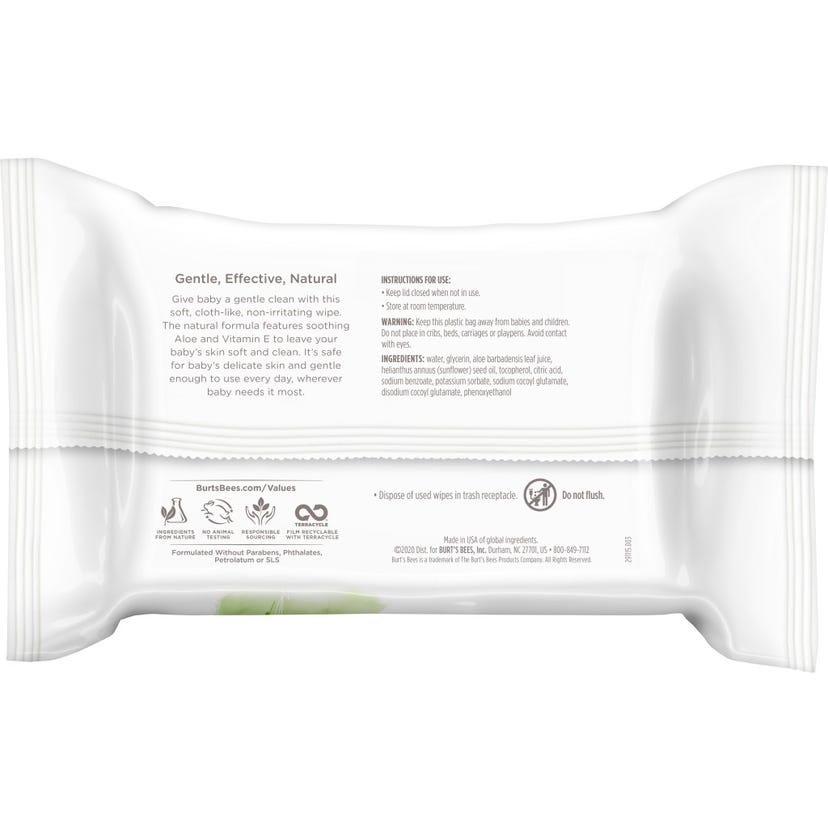 Burt's Bees Sensitive Baby Wipes, 72 count-792850004153-LR-271239-8-LR eShop