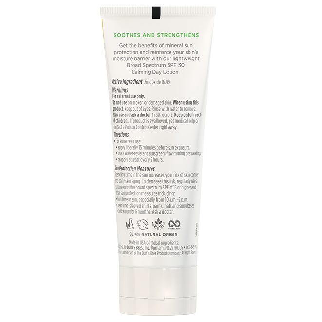 Burt's Bees Sensitive Solutions Calming Day Lotion With SPF 30, 1.8 oz-792850649958-LR-346698-8-LR eShop