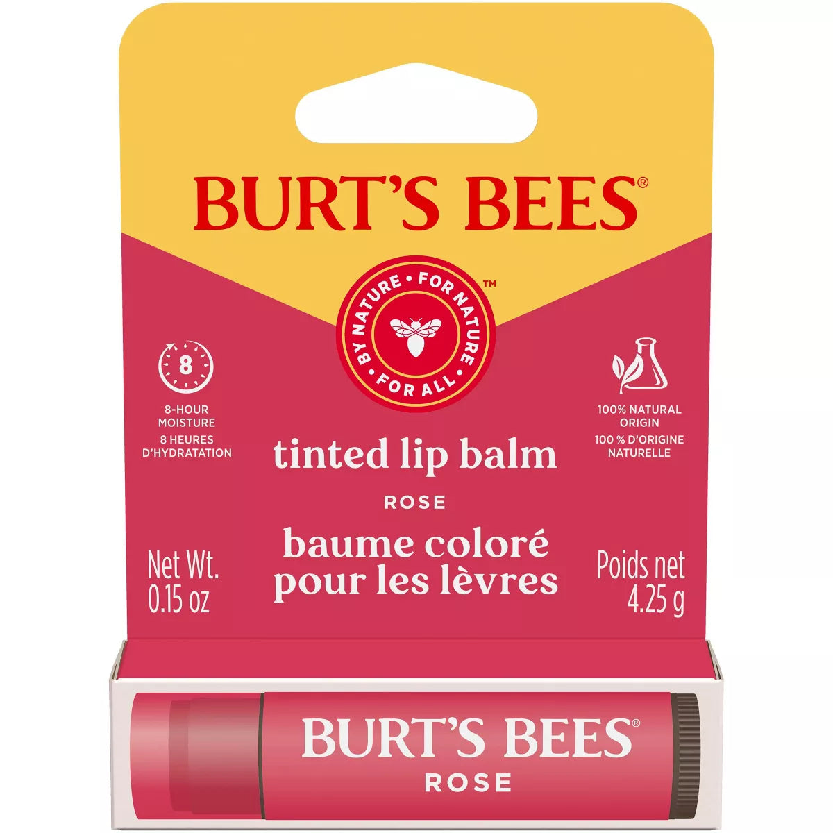 Burt's Bees Tinted Lip Balm - Rose, Carded-792850662346-LR-358657-1-LR eShop