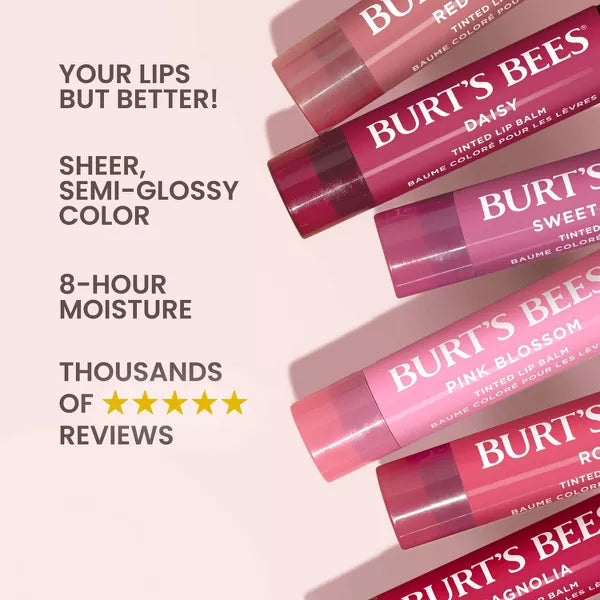 Burt's Bees Tinted Lip Balm - Rose, Carded-792850662346-LR-358657-4-LR eShop