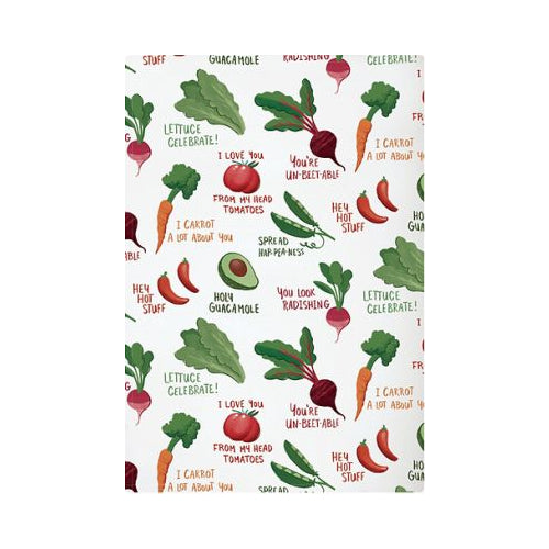 PRINT TOWEL FUN VEGGIES