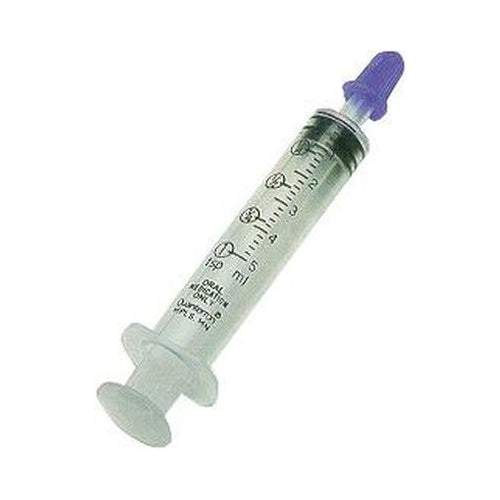 Ezy Dose Kids Baby Oral Syringe & Dispenser | 5 mL/1 TSP | Includes Bottle Adapter