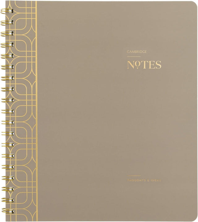 Cambridge WorkStyle Notebook, 8" x 10" - Timeless Taupe-038576390546-LR-358640-1-LR eShop