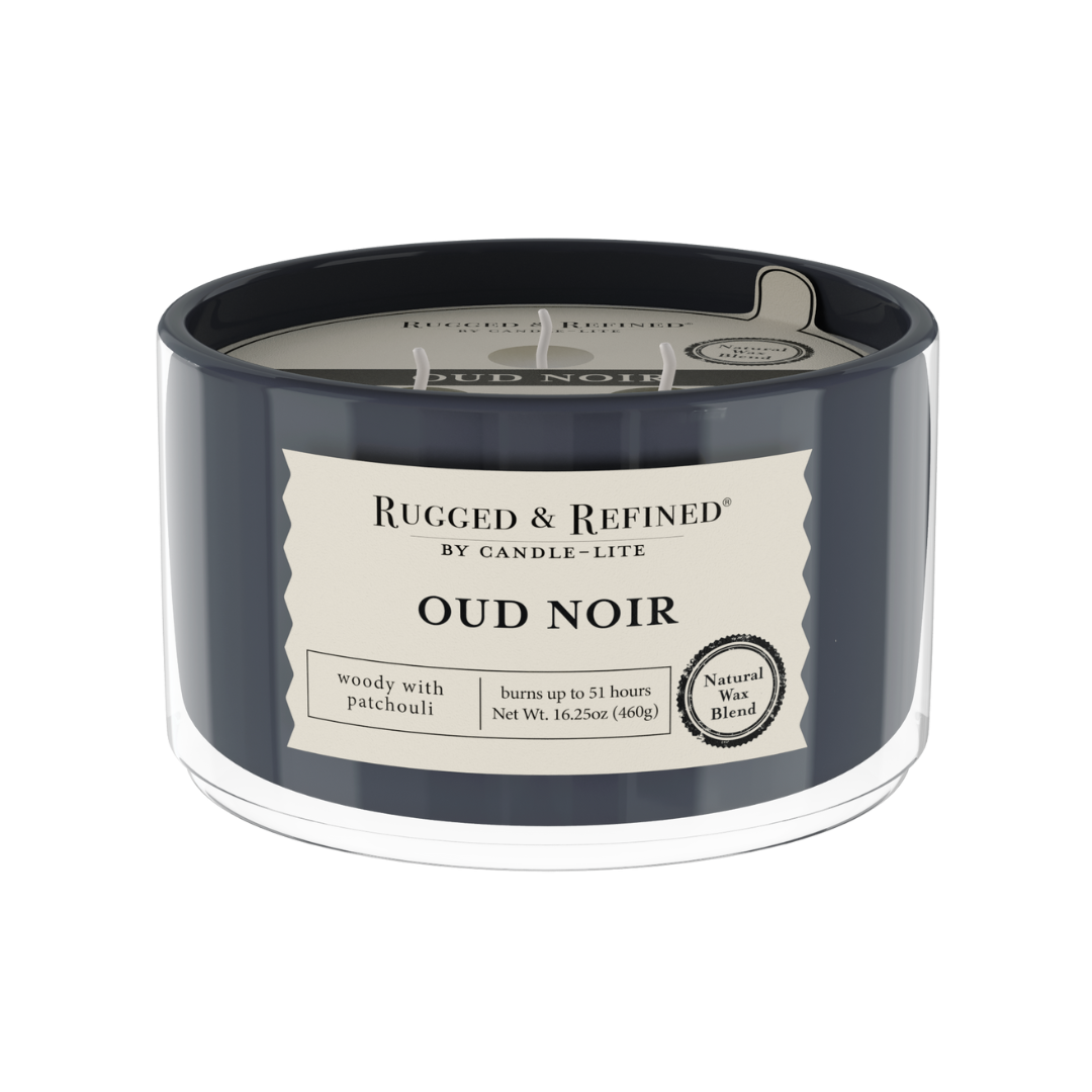 CANDLE-LITE Rugged and Refined Collection 3 Wick Jar Candle - Oud Noir-076001521905-LR-358577-1-LR eShop