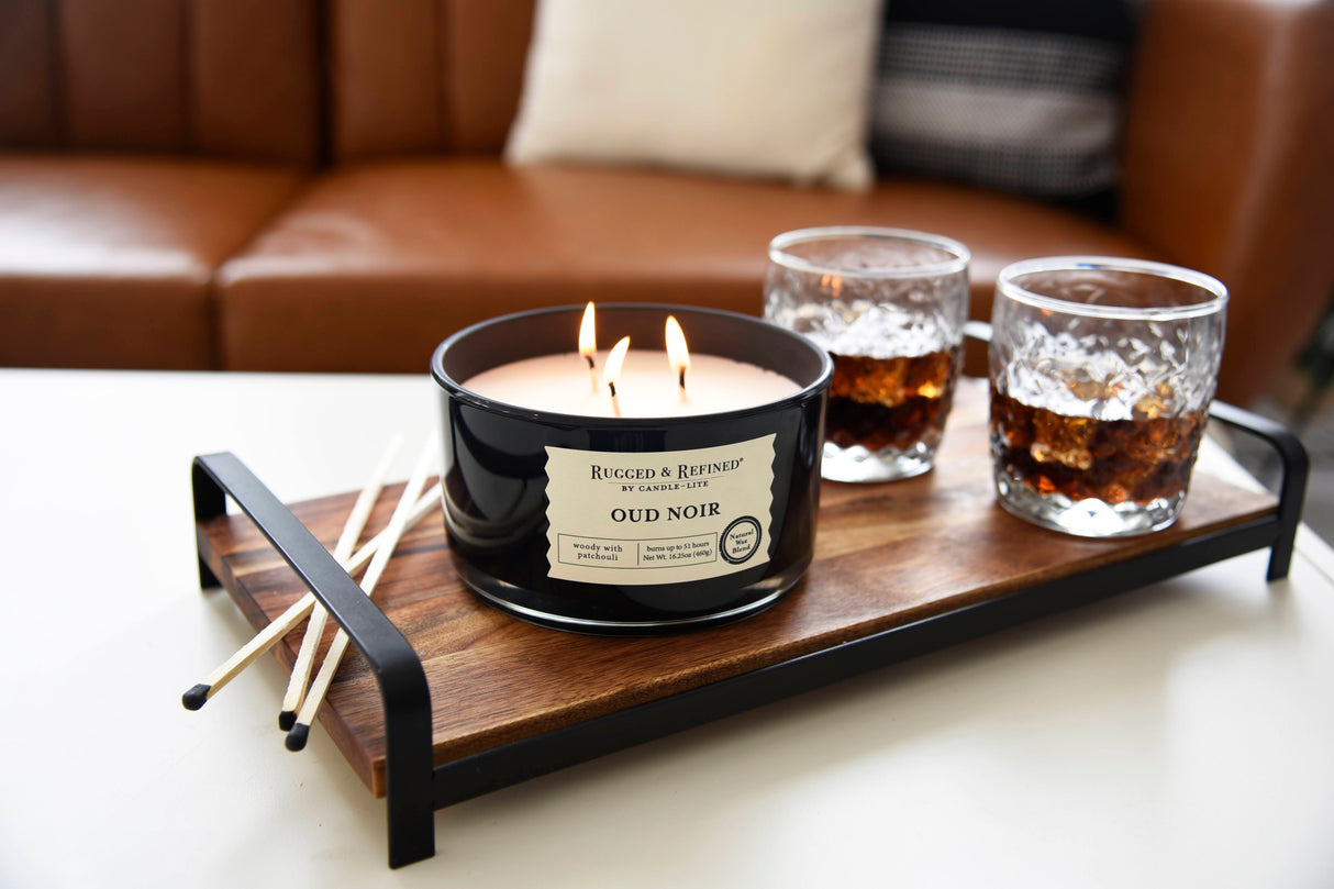 CANDLE-LITE Rugged and Refined Collection 3 Wick Jar Candle - Oud Noir-076001521905-LR-358577-2-LR eShop