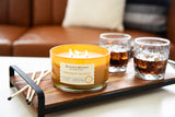 CANDLE-LITE Rugged and Refined Collection 3 Wick Jar Candle - Whiskey Honey-076001521936-LR-358579-2-LR eShop