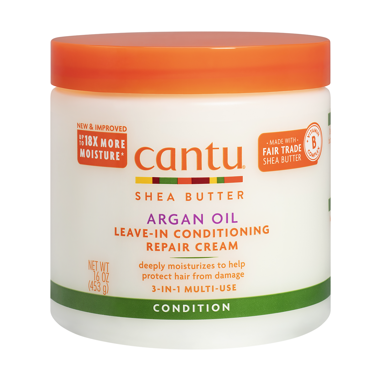 Cantu Argan Oil Leave-in Conditioning Repair Cream, 16 oz-817513015175-LR-325419-1-LR eShop