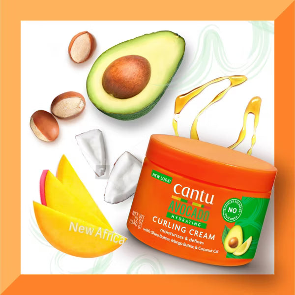Cantu Avocado Coconut Curling Cream, 12 oz-817513019906-LR-355140-5-LR eShop