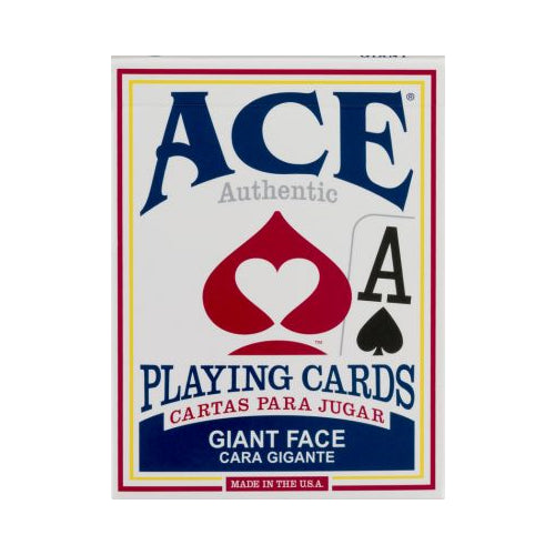 Cartamundi Ace Authentic Giant Face Playing Cards - Assorted Colors-757951102009-LR-295910-1-LR eShop