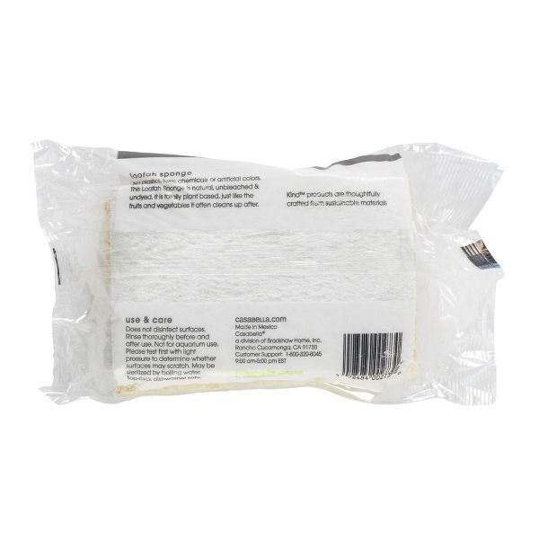 Casabella Kind Plant Based Loofah Sponge, 2 count-028484002730-LR-349292-4-LR eShop