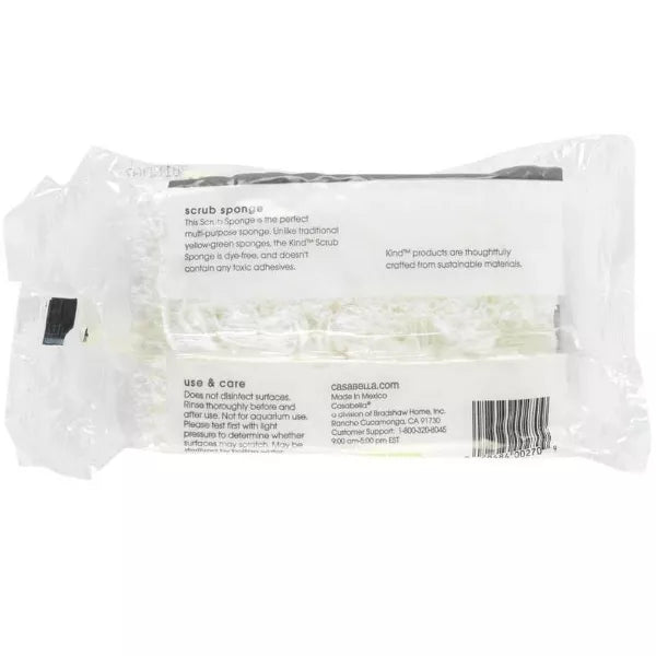 Casabella Kind Plant Based Scrubber Sponge, 3 count-028484002709-LR-349291-4-LR eShop