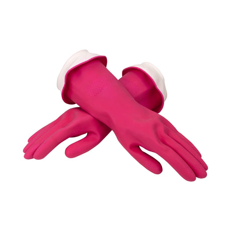 Casabella Premium Waterblock Cleaning Gloves - Pink, Medium-028484460509-LR-278834-2-LR eShop