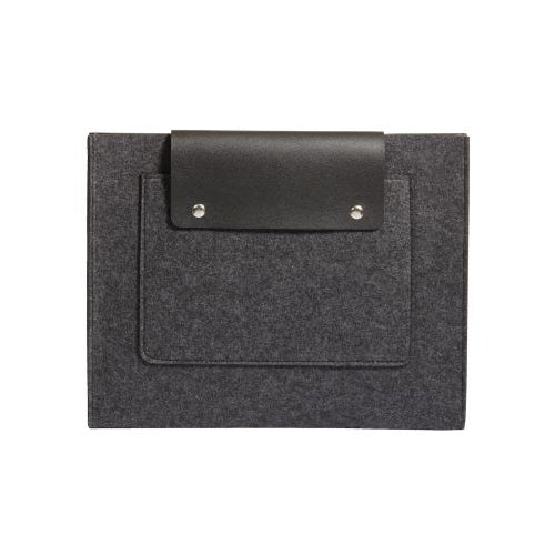 Pendaflex Felt Snap Pocket, Charcoal Gray and Black